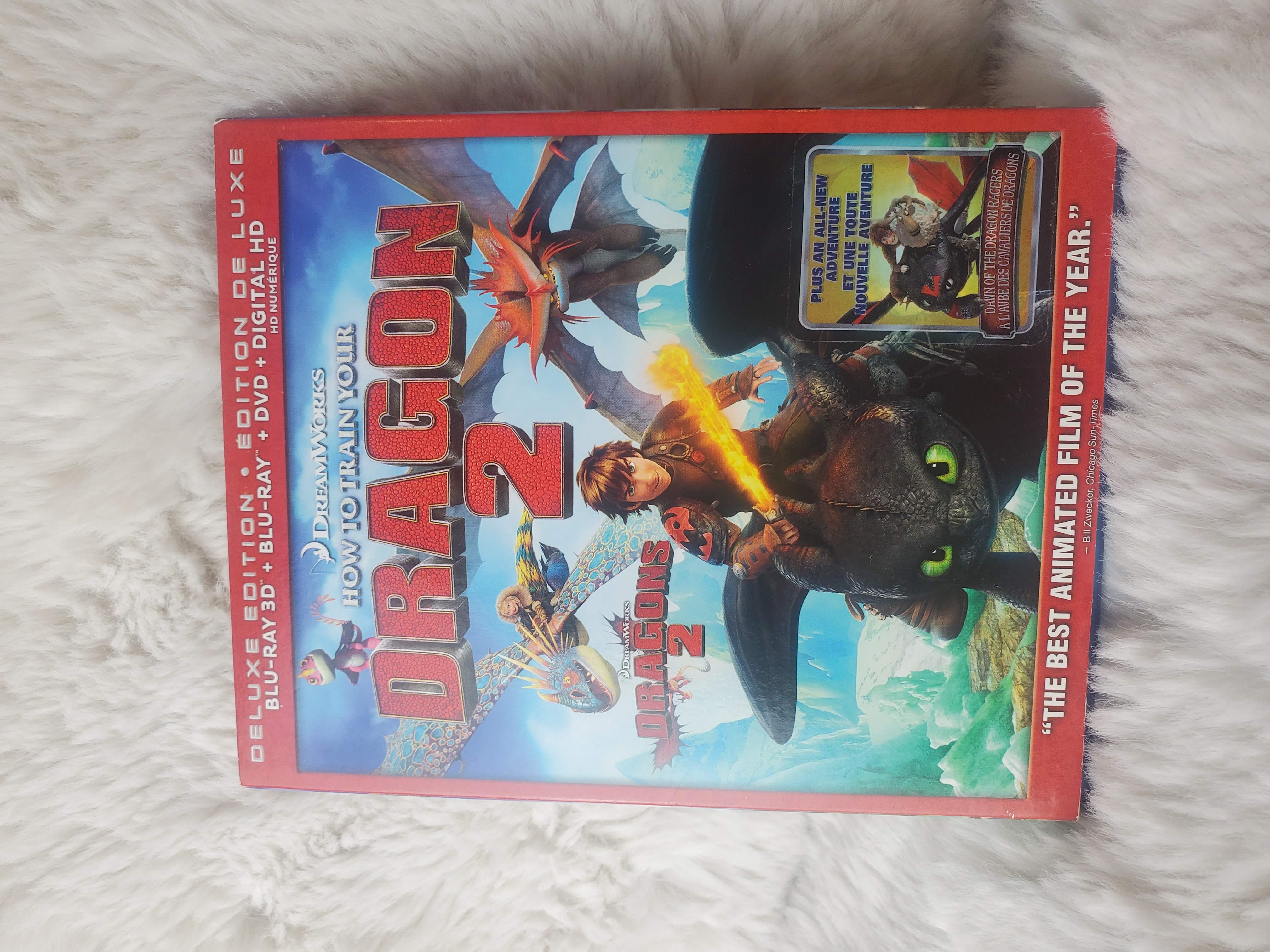 How to Train Your Dragon 2 3D BluRay