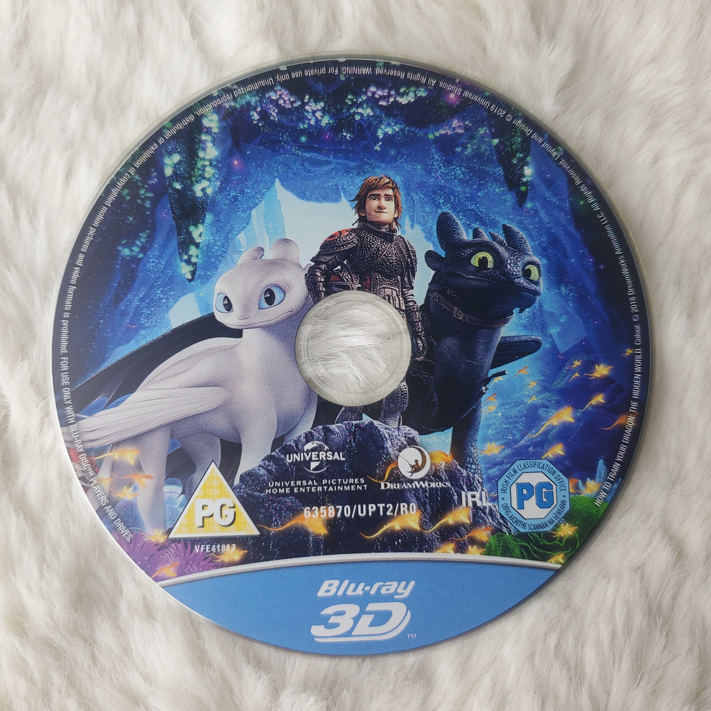 How to Train Your Dragon: The Hidden World 3D BluRay