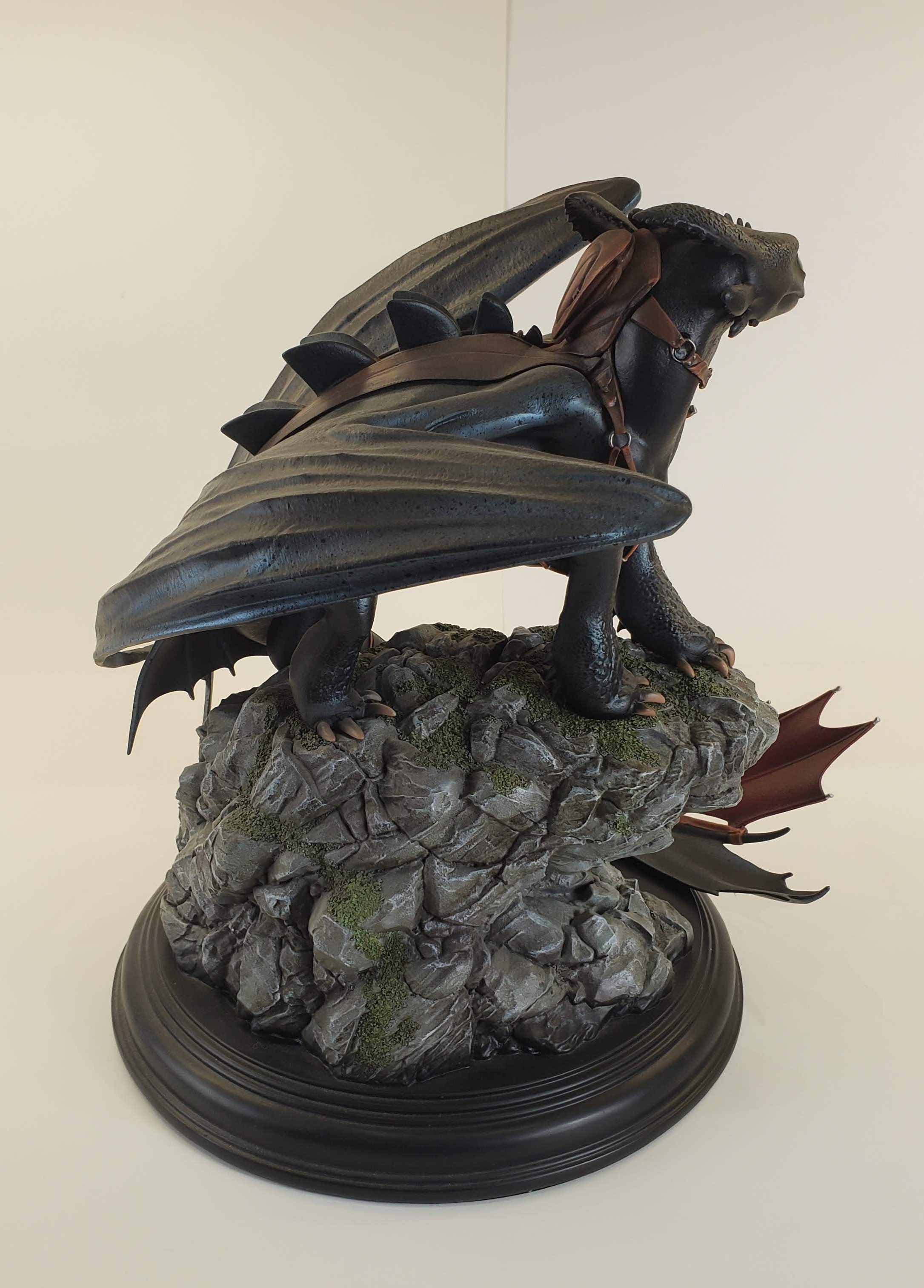 Statue of Toothless from How to Train Your Dragon 2